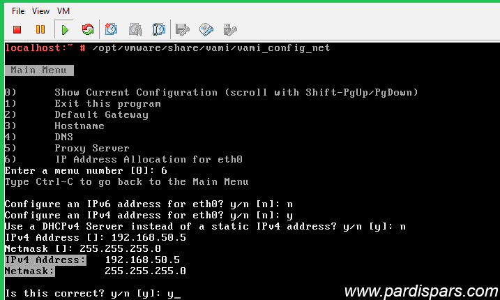 نصب و راه اندازی VCSA